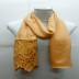 Half Net Diamond Stole- Wheat Brown
